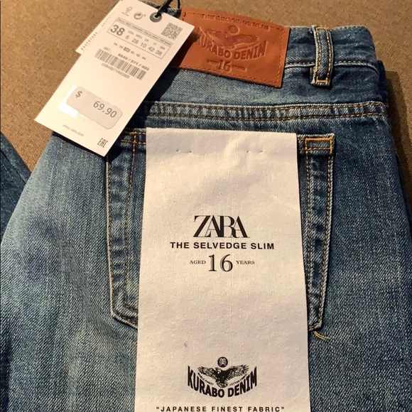 Zara | Jeans | Zara The Selvedge Slim Aged 6 Years Jeans 26 | Poshmark